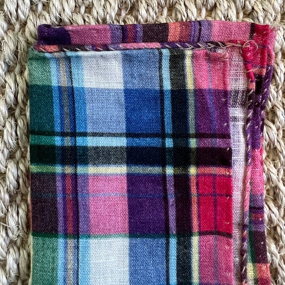 Ted Baker pocket square multi color, 100% linen - Picture 2 of 4